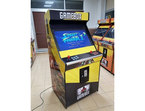 Dükkan, Ofis Eşyaları, Arcade, Jetonlu, Sarı Renk - Çok Oyunlu Ticari 82 Ekran Atari