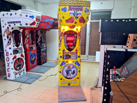 Dükkan, Ofis Eşyaları, Boks Makineleri, Arcade Fiber Boks Makinesi Sarı Renk Sıfır İstanbul