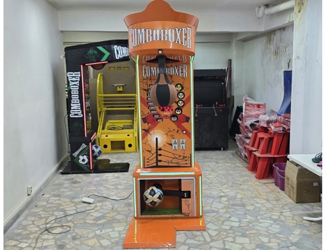 Dükkan, Ofis Eşyaları, Boks Makineleri, Arcade Turuncu Metal Kasa Combo Boks Makinesi Sıfır İstanbul