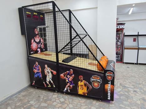Dükkan, Ofis Eşyaları, Diğer Oyun Makinaları, Arcade Hareketli Potalı Büyük Boy Basketbol Makinesi İstanbu