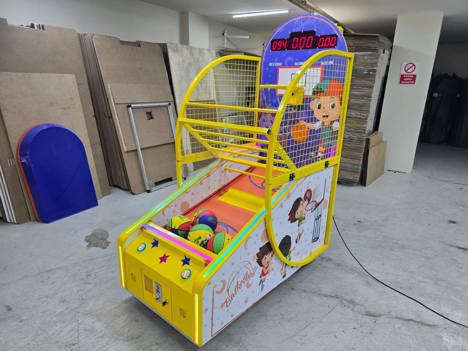 Dükkan, Ofis Eşyaları, Diğer Oyun Makinaları, Arcade Çocuk Basketbol Makinesi Jetonlu Sıfır İstanbul