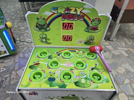 Dükkan, Ofis Eşyaları, Diğer Oyun Makinaları, Arcade Frog Tokmak Makinesi Sıfır Eğlence Merkezi İstanbul