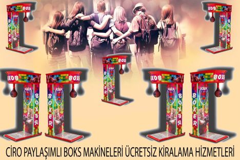 Diğerleri, Kategorisi Olmayan Her Şey, Ciro Paylaşımlı Boks Makinesi Kiralama Atc Grup İstanbul