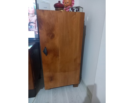 Mobilya, Diğer Mobilyalar, Antika Ceviz Ağacı Dolap 100 Yıllık Pirinç Aksamlı İstanbul