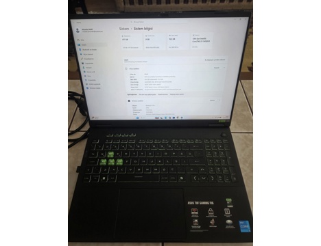 Bilgisayar, Diz Üstü, Asus Tuf Gaming F16 Fx608jh-Rv081 Notebook