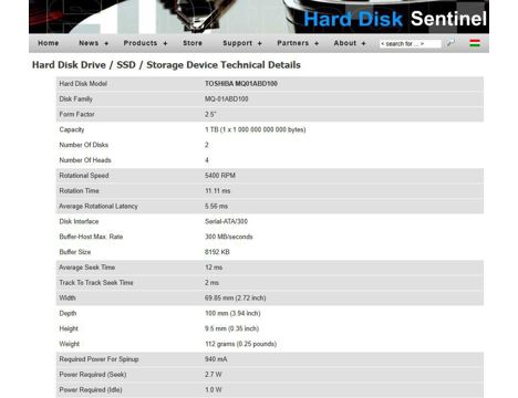 Bilgisayar, Hard Disk, Toshiba Mq01abd100 1Tb 2.5" Sata Hdd Sahibinden İstanbul