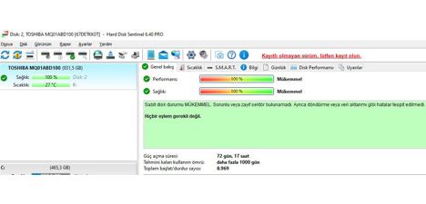 Bilgisayar, Hard Disk, Toshiba Mq01abd100 1Tb 2.5" Sata Hdd Sahibinden İstanbul