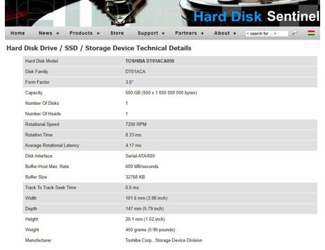 Bilgisayar, Hard Disk, Sata Hdd, Toshiba Dt01aca050 500Gb Hdd Sahibinden İstanbul Üsküdar