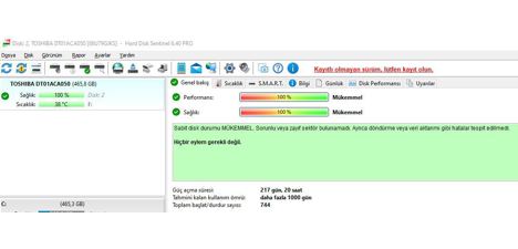 Bilgisayar, Hard Disk, Sata Hdd, Toshiba Dt01aca050 500Gb Hdd Sahibinden İstanbul Üsküdar