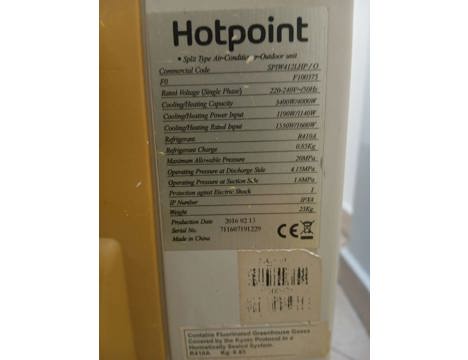 Beyaz Eşya, Spwaı12lhp/O, Duvar Tipi, Hotpoint 12.000 Btu Inverter Klima Dış Ünite İstanbul
