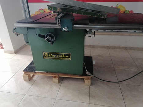 İş Makineleri, Yatar Daire Testere, Çift Devir 170 Lik 5. 5 Hp Motorlu , Yatar Daire Makinesi Burselkur Çift Devir 170 Lik