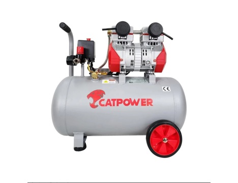 Ev, Bahçe Eşyaları, El Aletleri, Catpower, 50 Litre 8Bar 2Hp, Hava Kompresörü 50 Litre Yağsız ve Sessiz
