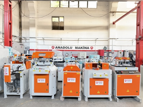 İş Makineleri, Komple Pvc Makinaları, Anadolu Makina , Pvc Makinaları Döner Tabla Kesimli 5 Li Set