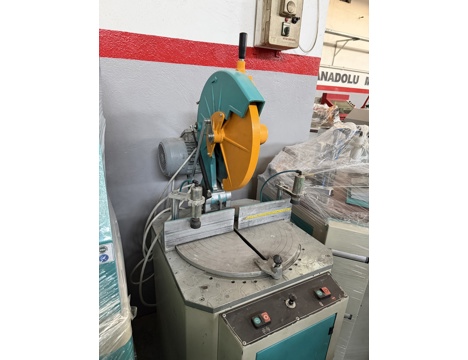 İş Makineleri, Kesme Makinaları (Pvc), Anadolu Makina , Alüminyum Makinaları , 2. El Alüminyum Üstten Profil Kesim 400 Mm Soğ