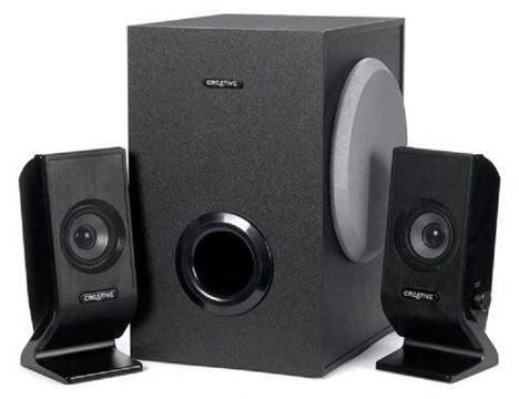Bilgisayar, Hoparlör, Mikrofon, 2+1 Hoparlör, Creative A300 2+1 21W Hoparlör Ses Sistemi (+Bas)