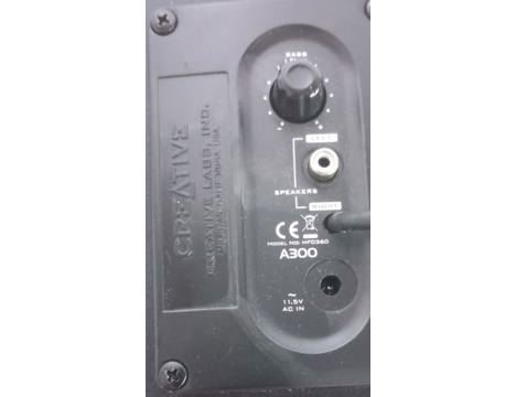 Bilgisayar, Hoparlör, Mikrofon, 2+1 Hoparlör, Creative A300 2+1 21W Hoparlör Ses Sistemi (+Bas)