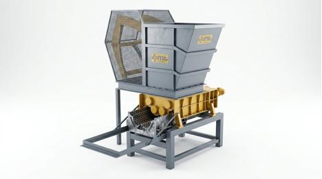 İş Makineleri, Diğerleri İş Makineleri, Falcon Ambalaj Atığı Parçalama, Mt Makina Falcon Dört Şaftlı Ambalaj Parçalama Makine