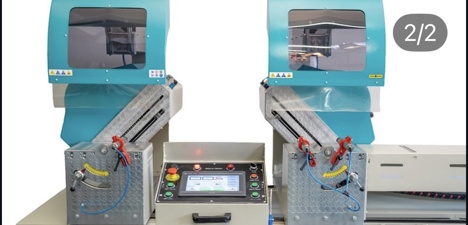 İş Makineleri, Kesme Makinaları (Pvc), Alüminyum Makinaları, Anadolu Makina Alüminyum Çift Kafa Kesim 600Mm Testereli Bur