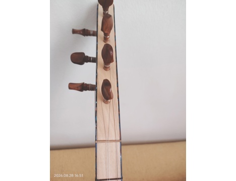 Müzik Aletleri, Bağlama, Saz, Oyma Dut , Kısa Sap Bağlama 39 Tene Özel Yapım