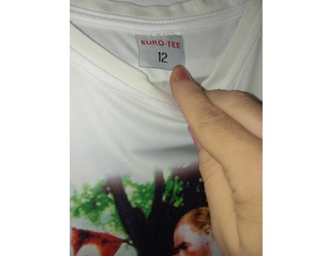 Giyim Eşyası, Çocuk Giyim, Unisex, Atatürk Baskılı Beyaz Tişört 10 Yaş Sahibinden Antalya