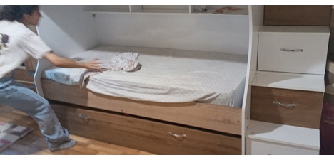 Mobilya, Bebek, Çocuk, Genç Odası, Sağlam, Kullanışlı, Yavru Bazalı Ranza Çekmeceli İstanbul Eyüp