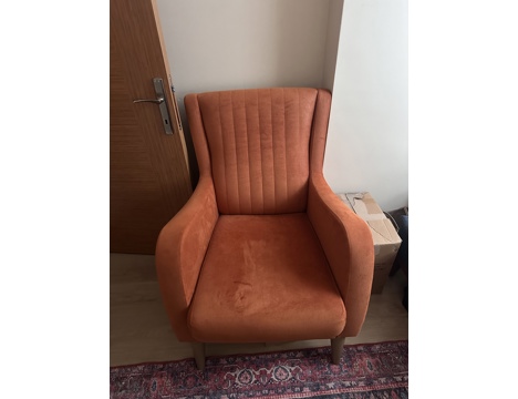 Mobilya, Oturma Grupları, Turuncu Berjer Koltuk Sahibinden İstanbul Üsküdar