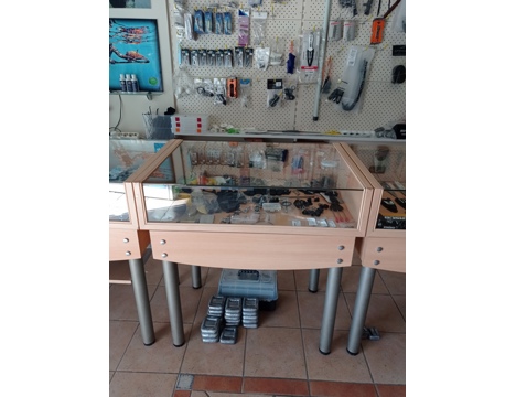 Dükkan, Ofis Eşyaları, Diğer Ofis Masaları, Ahşap Sarı Vitrinli Dolap , Acil Satılık Cam Vitrin Dolap