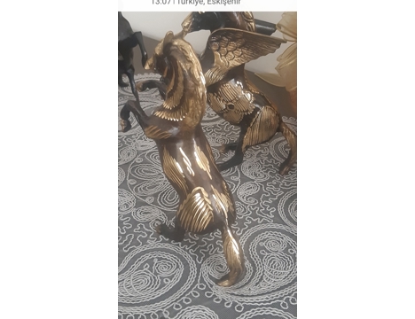 Antika Eşya, Diğer Sanat Eserleri, Pirinç Biblo İşlemeli At Figürü Sahibinden Eskişehir