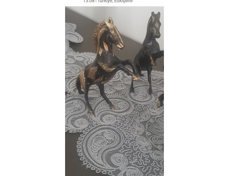 Antika Eşya, Diğer Sanat Eserleri, Pirinç Biblo İşlemeli At Figürü Sahibinden Eskişehir