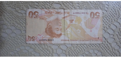 Koleksiyon, Paralar, Hatalı Baskı 50 Türk Lirası
