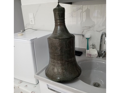 Antika Eşya, Çeşitli Ev Eşyaları, Bakır Güğüm Süslemeli Sahibinden Muğla