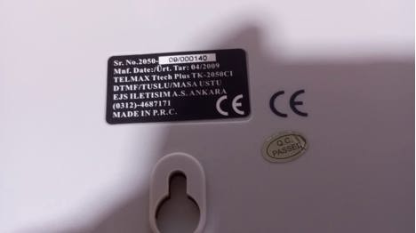 Elektronik Eşya, Telefon, Telsiz, Ttec Cl2050 Masaüstü Telefon Sahibinden İstanbul