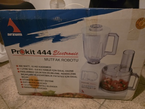 Beyaz Eşya, Diğer Beyaz Eşyalar, Arzum Prokit Mutfak Robotu Sıfır Ayarında Sahibinden İstanbu