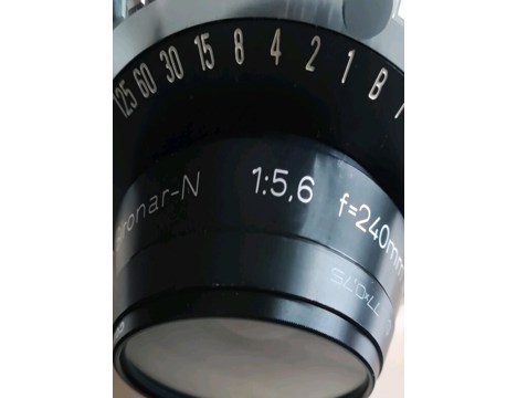 Elektronik Eşya, Lens, Filtre, Rodenstock, 240Mm 1:5,6 Apo Sıronar–N Copal No:3, Büyük Format Körüklü, Rodenstock Apo Sıronar