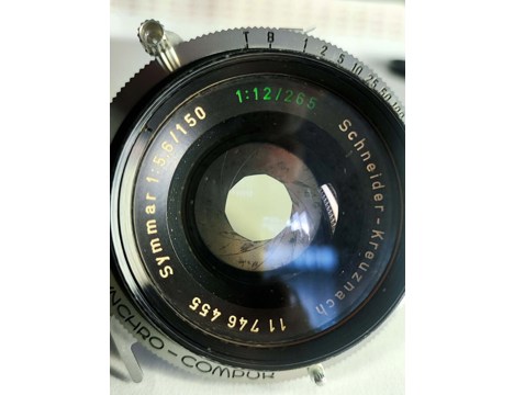Elektronik Eşya, Lens, Filtre, Büyük Format, 150Mm 1:5,6/265 Mm,1:12 Schneider-Kreuznach Symmar