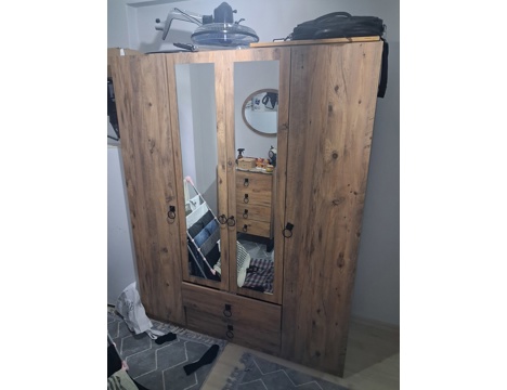 Ev, Bahçe Eşyaları, Komple Eşya, Aytaş Home Ahşap Görünümlü Genç Odası Takımı Düzce