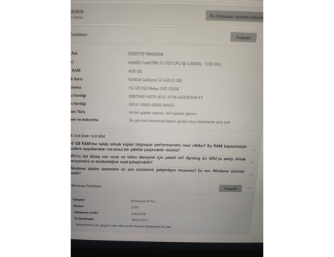 Masa Üstü, Gaming Masaüstü Bilgisayar Full Set Sahibinden İstanbul