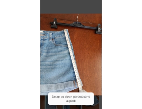 Giyim Eşyası, Kadın Giyim Diğer, 36/S, Kadın Jean Şort , Kadın Jean H&M Marka Şort
