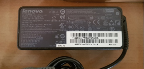 Bilgisayar, Adaptör ve Kablolar, Adlx65nlt3a, Notebook Şarj Cihazı, Orijinal Lenovo 20 Volt 3.25A, 65W Şarj Cihazı