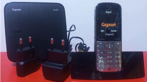Elektronik Eşya, Telefon, Telsiz, Siemens, Gigaset Sl400 Telsiz Telefon ve Baz İstasyonu