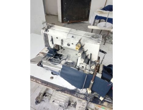 İş Makineleri, Dikiş Makinaları (Tekstil), Singer, Juki , Kot Makinası , 12 Adet Kot Dikim Makinesi – Tesati İle Beraber Sa
