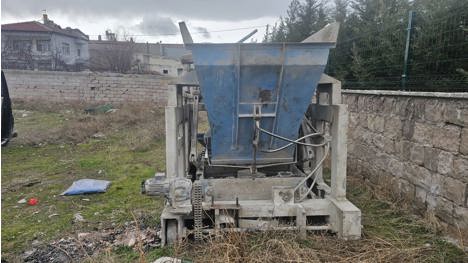 İş Makineleri, Briket Makinaları, Veysel Yılmaz , Ground-Laying Block Machine, Satılık Yürüyen Yere Basan 18Li Briket Makines