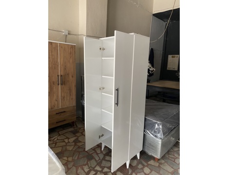 Mobilya, Komple Mobilya, İki Kapaklı Ayakabılık/Kitaplık Dolap