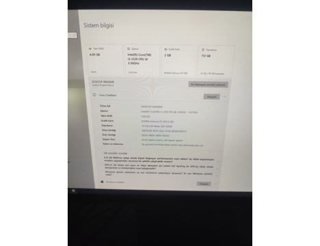 Masa Üstü, Gaming Bilgisayar Temiz