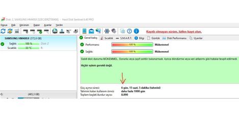 Bilgisayar, Hard Disk, Samsung Hm400jı 400Gb Sata Hdd Sahibinden İstanbul