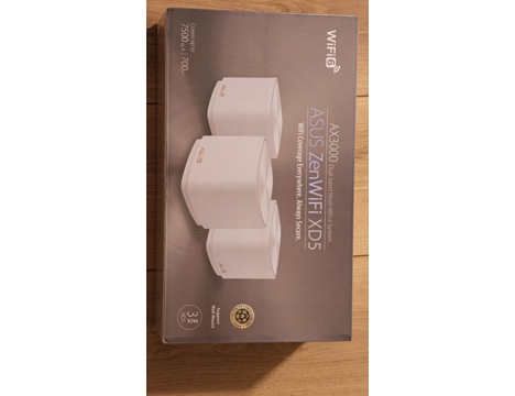 Bilgisayar, Network Ürünleri, Wifi, 3Lü Beyaz Set Asus Zenwifi Xd5 Ax3000