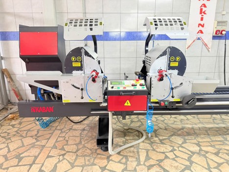 İş Makineleri, Kesme Makinaları (Pvc), Kaban Makine, Kaban Marka Pvc Çift Köşe Kesim Pvc Makinaları
