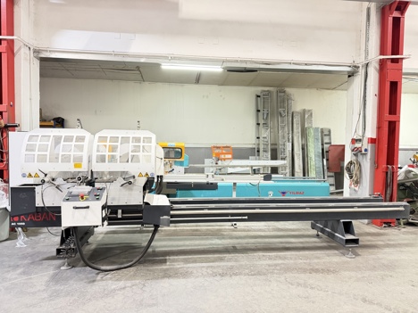 İş Makineleri, Kesme Makinaları (Pvc), Kaban Makina, Alüminyum Makinaları, Kaban Ac 1050 Alüminyum Çift Kafa Kesim Makinası B