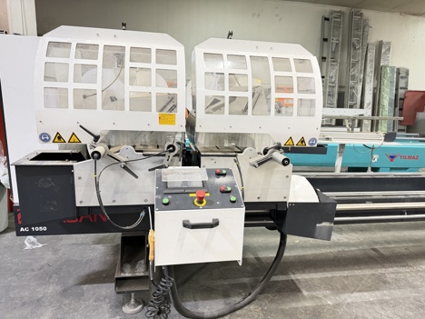 İş Makineleri, Kesme Makinaları (Pvc), Kaban Makina, Alüminyum Makinaları, Kaban Ac 1050 Alüminyum Çift Kafa Kesim Makinası B