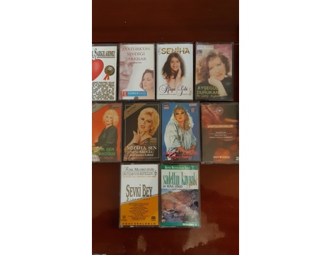 Müzik, Film (Plak,Cd, Dvd), Çeşitli Sanatçılardan Türk Sanat Müziği Kasetler